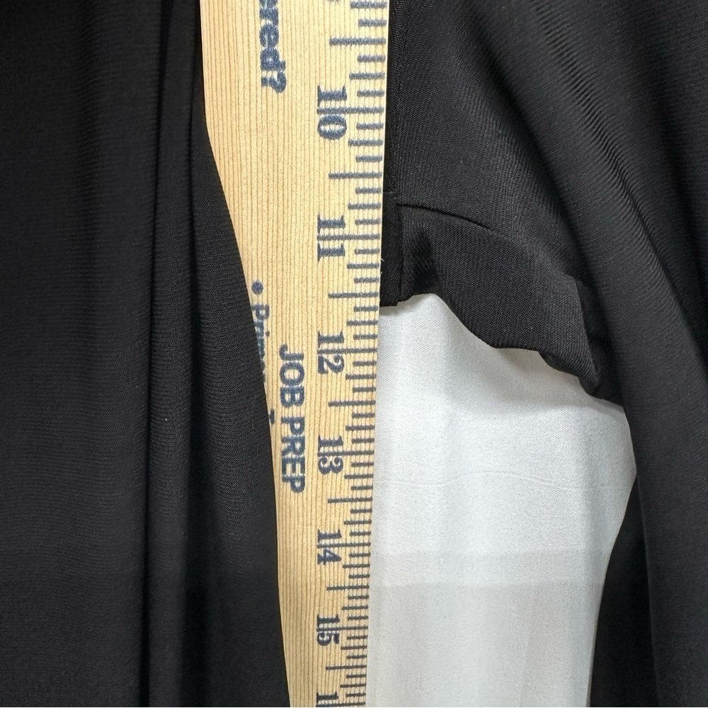 Attitudes by Renee Cargo Pull On Pants Small Black Stretch Pockets - Picture 8 of 9